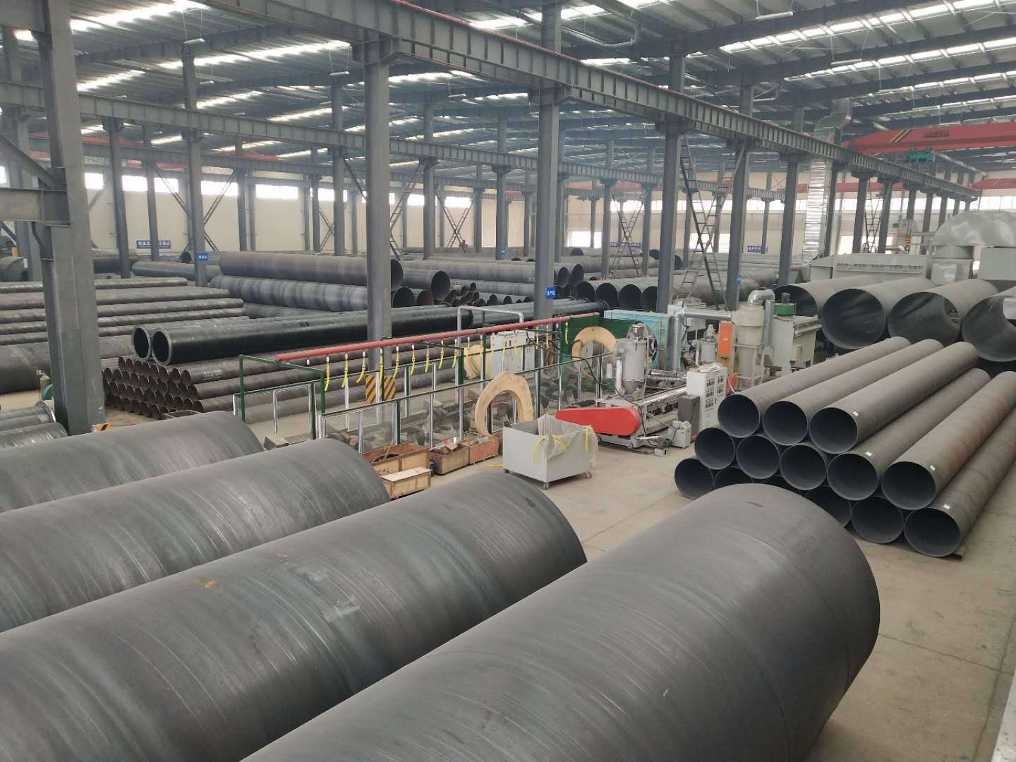Q355B Structural Spiral Welded Pipe PE Coated