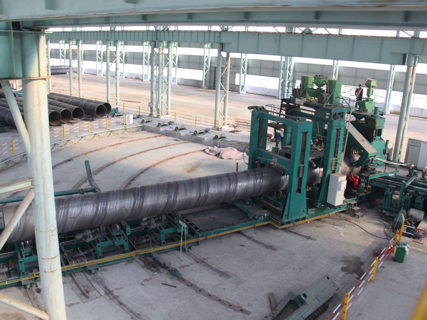 Heavy Wall Spiral Welded Steel Tubing PE Coated