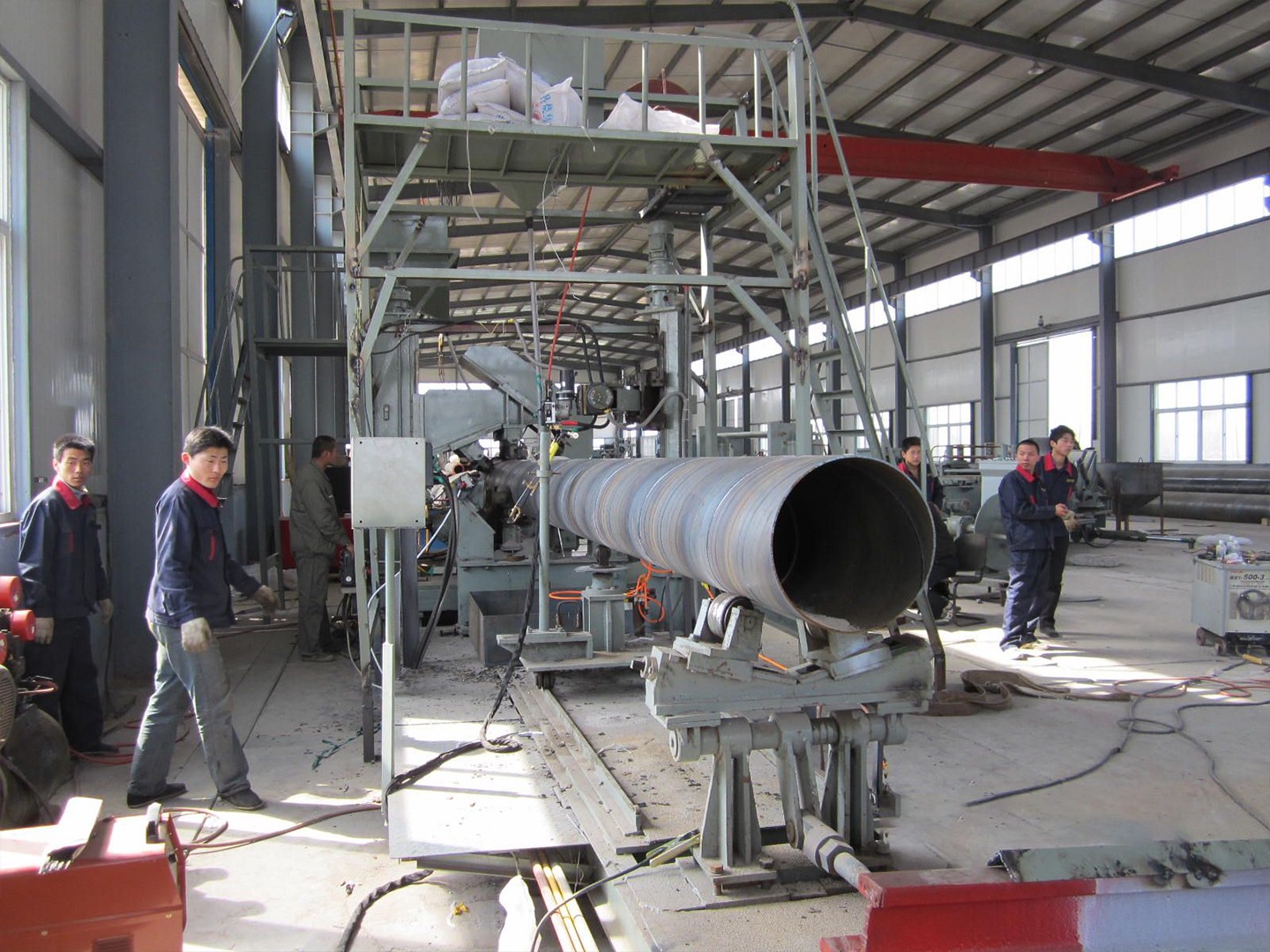 SSAW Piling Spiral Welded Steel Pipe for Construction