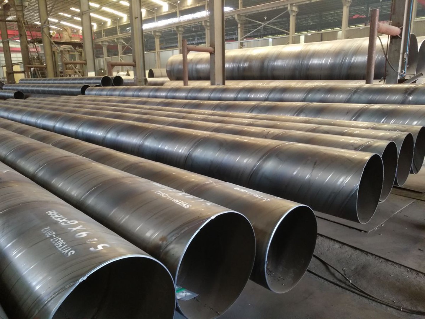 SSAW Piling Spiral Welded Steel Pipe for Construction