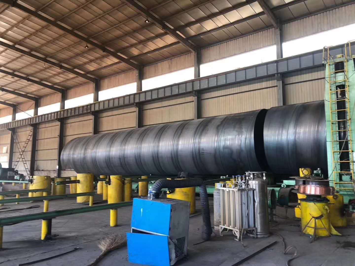 Large Diameter Spiral Welded Water Pipe Plastic Coated