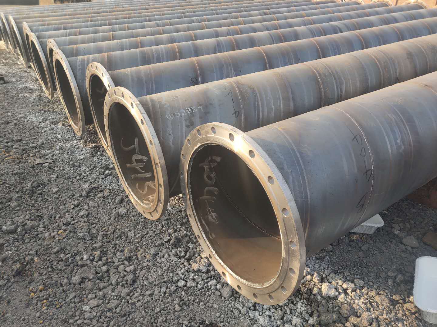 Large Diameter Spiral Welded Water Pipe Plastic Coated