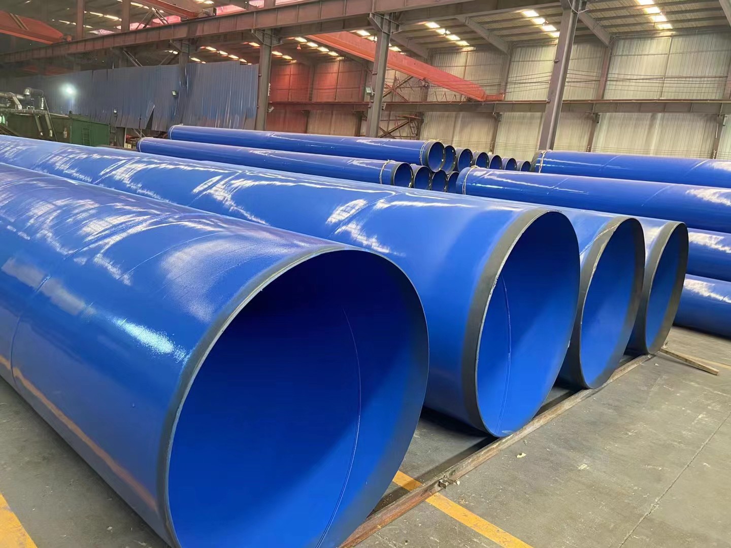 Large Diameter Spiral Welded Water Pipe Plastic Coated