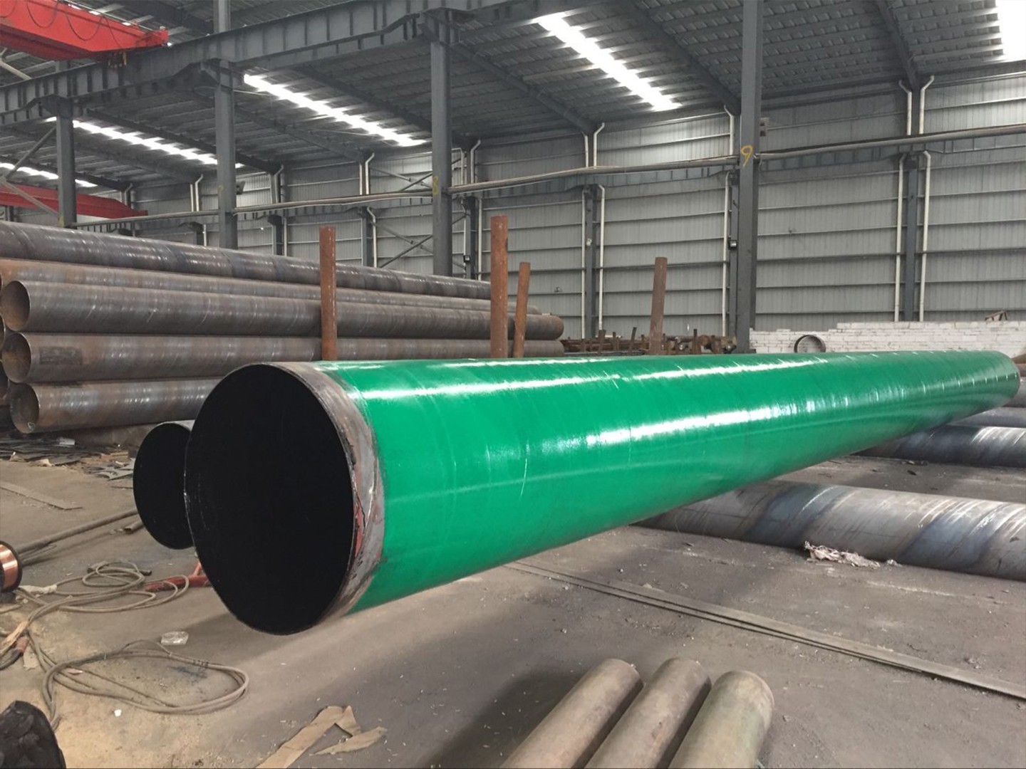 Q355B Structural Spiral Welded Pipe PE Coated