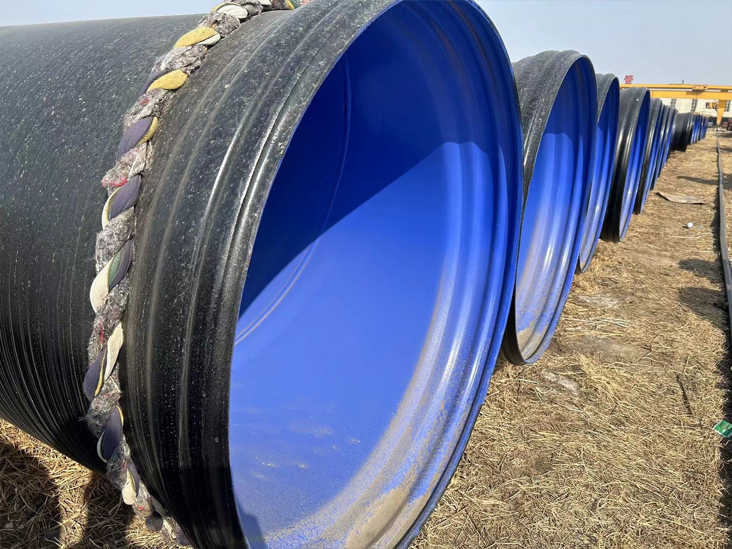 Q355B Structural Spiral Welded Pipe PE Coated
