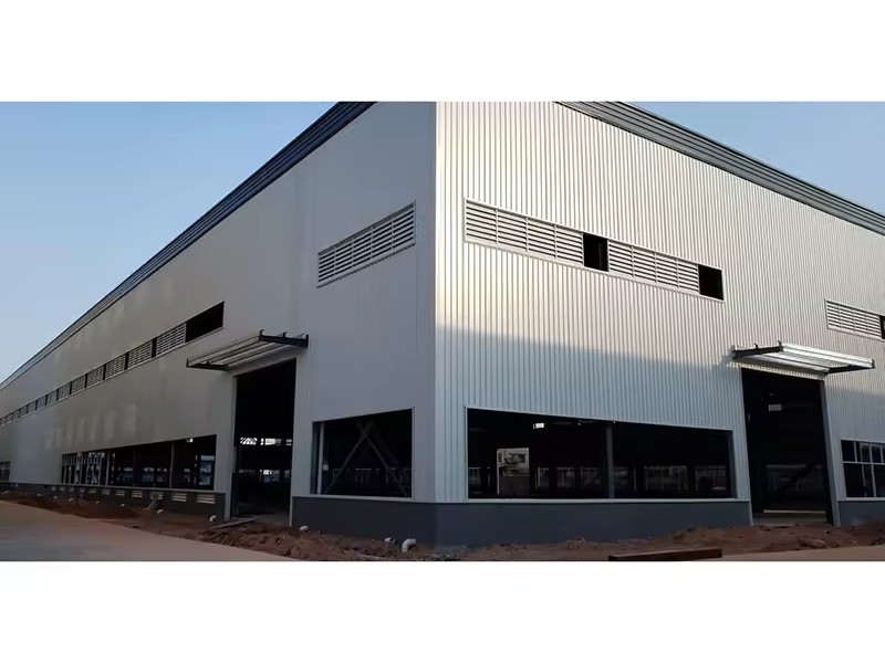 Energy-Saving Prefabricated Steel Industrial Workshop