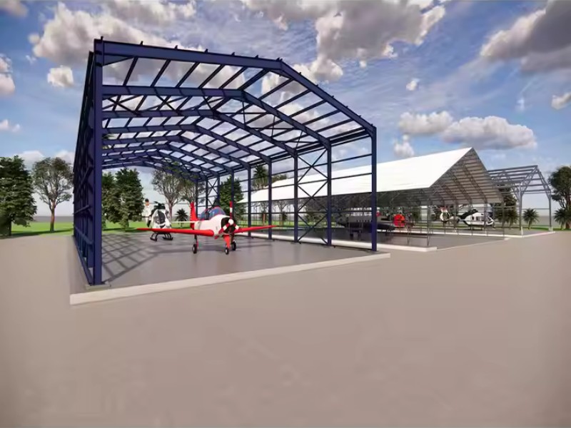 Custom Steel Frame Aircraft Hangar Solutions