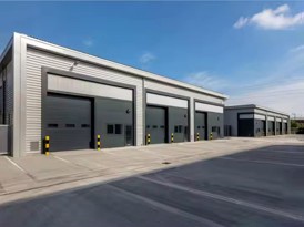 Prefabricated Portal Frame Light Steel Structure Carport/Garage/Hangar