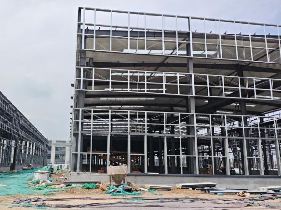 Steel structure workshop for production line