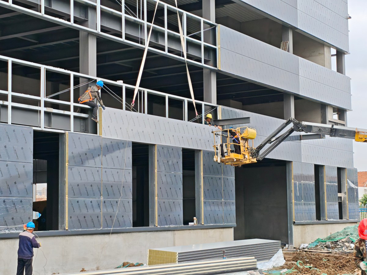 Steel structure workshop for production line
