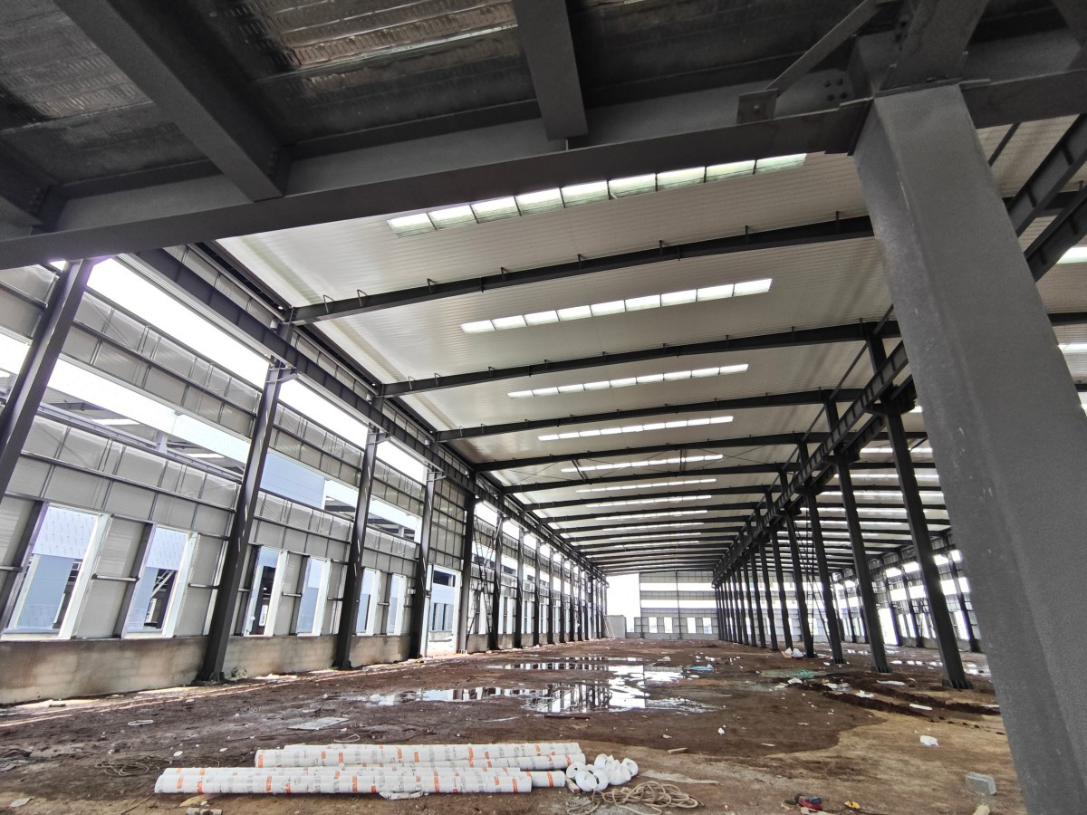 Steel structure workshop for production line
