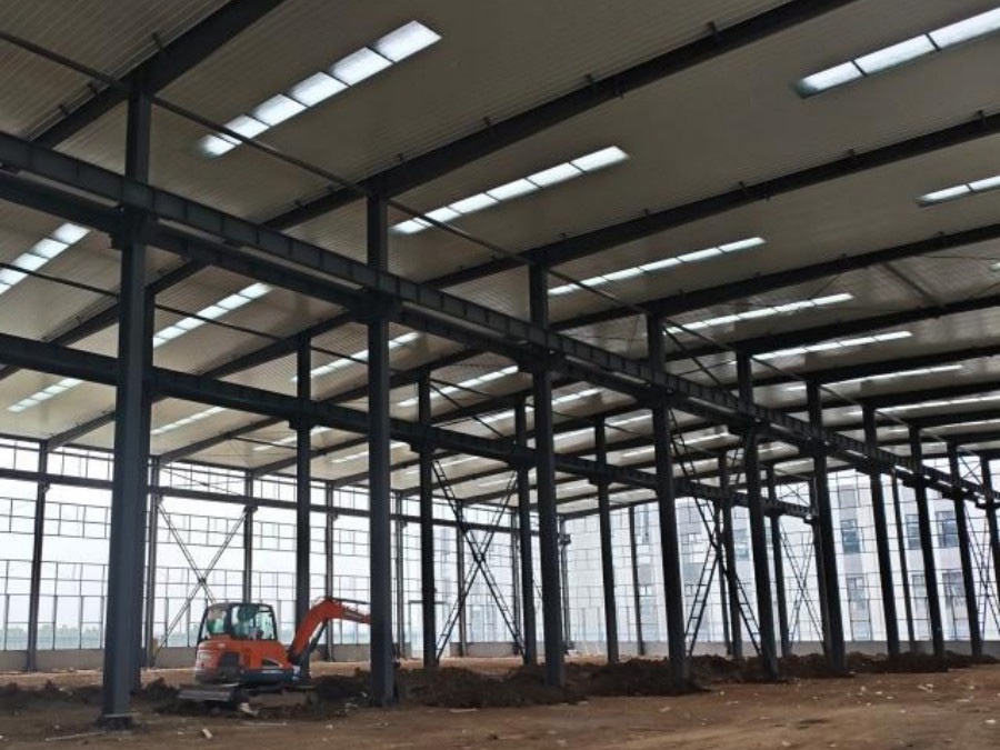 Prefabricated steel structure warehouse for storage