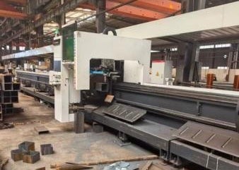 New Equipment Put Into Operation! Fully Automatic Laser Section Steel Cutting Machine Upgrades Product Quality
