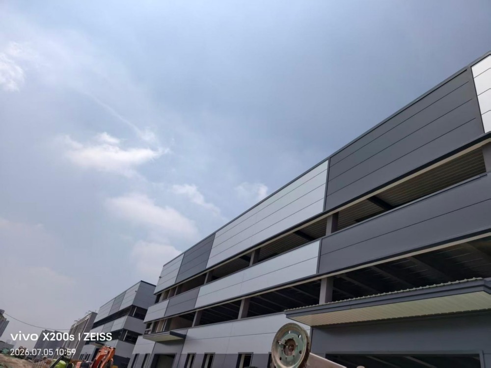 Project Update: Main Structure of 12,000 ㎡ Steel Structure Workshop Completed
