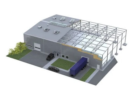 Steel Construction Prefabricated Stadium Building