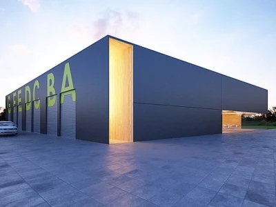 Light Prefab Metal Steel Structure Auto Car Garage for Sale