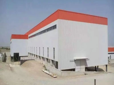 Prefab Industrial Metal Structural Steel Frame Storage Construction Warehouse