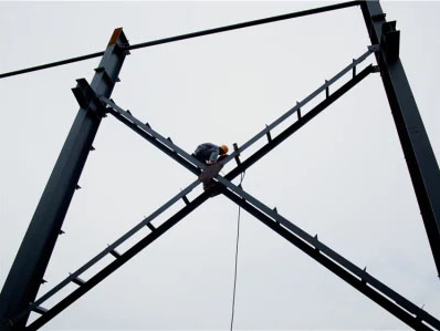 Prefab Industrial Metal Structural Steel Frame Storage Construction Warehouse