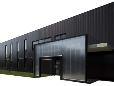 Gable Frame Light Metal Building Prefabricated Industrial Steel Structure Warehouse