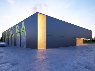 Prefab Large Span Modular Steel Structure Industrial Hall Factory Warehouse