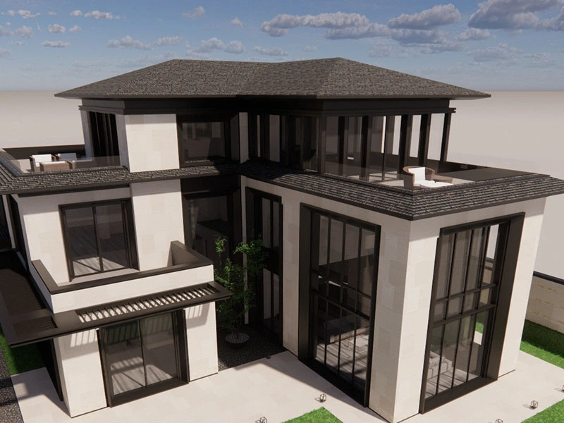 Fast Installation Low Cost Light Steel Villa 