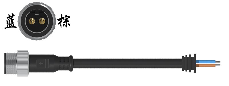 快插中头 2芯公头4.9-6.0+1901015.png