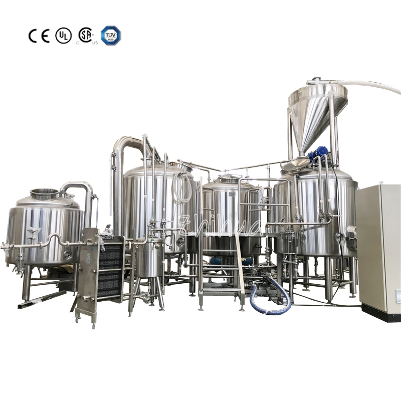 Mash Tun à vapeur en acier inoxydable 2000L