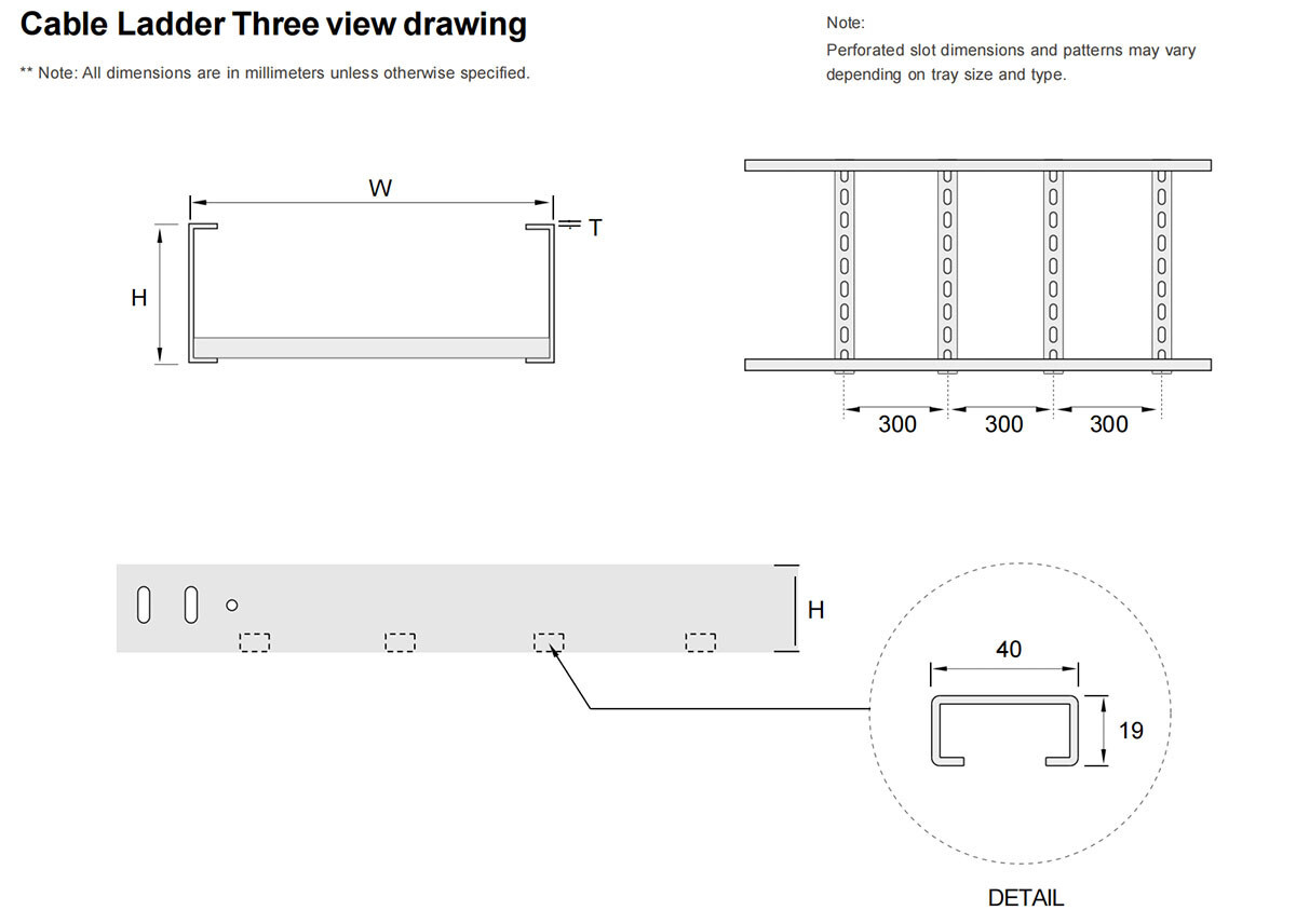 cable tray ladder