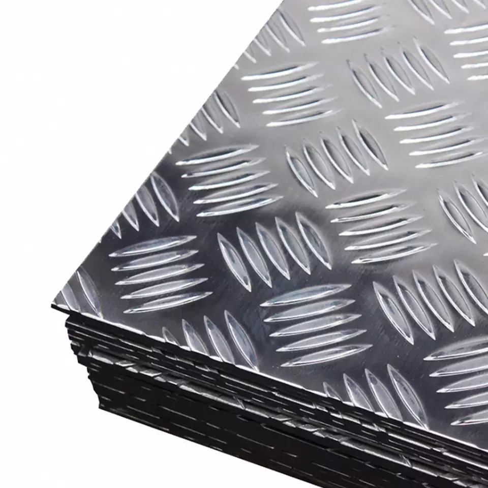 Embossed aluminum sheet