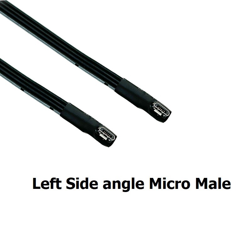 Angle Flexible Micro USB Male to Female Extension Cable for Data Transfer High-Speed Micro USB Data Extension Cable for Devices