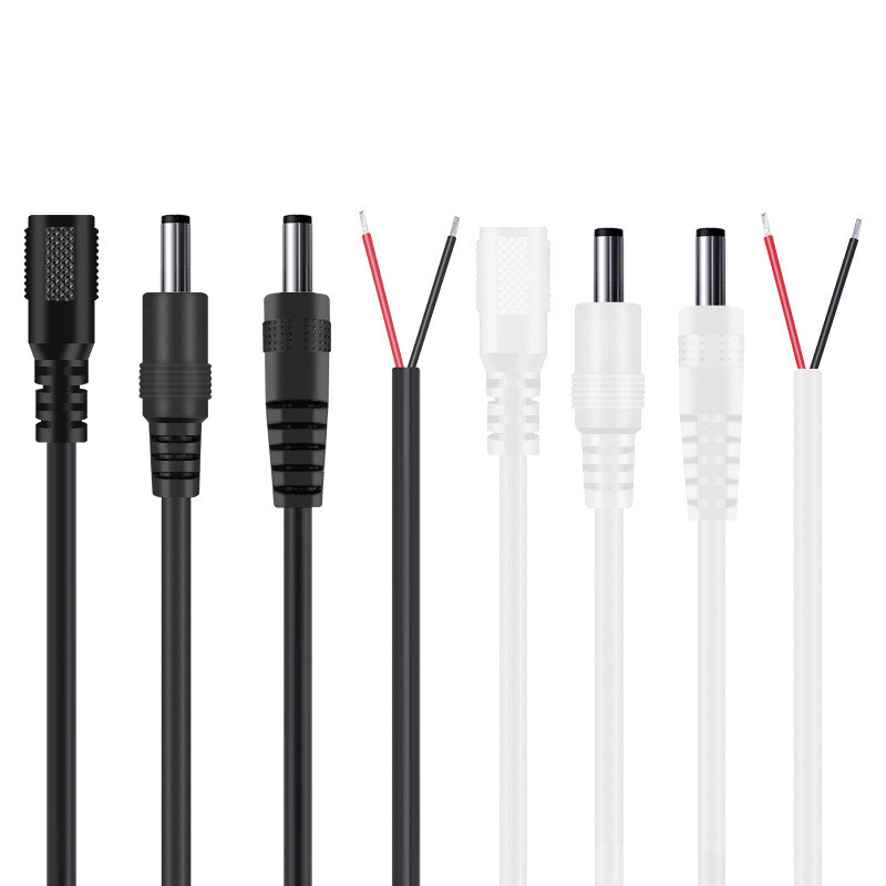 Customized DC Power Plug Male to Female Adapter 5.5*2.1 5.5*2.5 High-Quality OEM ODM DC Power Connector for Electronics