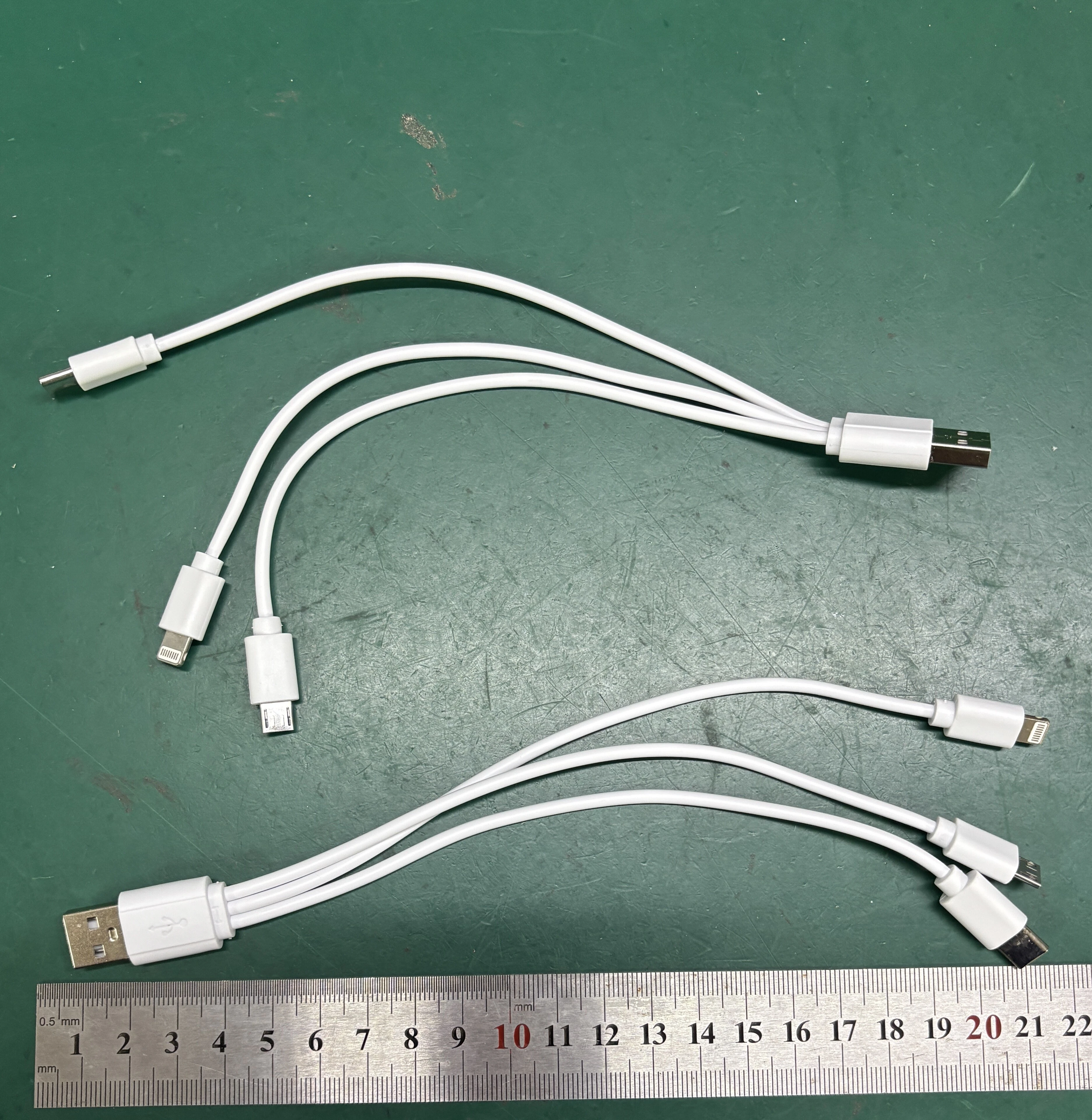 Wholesale 3 in 1 USB 2.0 Splitter Cable USB 3.1 Type C Micro Android Mobile Phone Charging Cord  3 in 1 USB Splitter Cable for Mobile Devices
