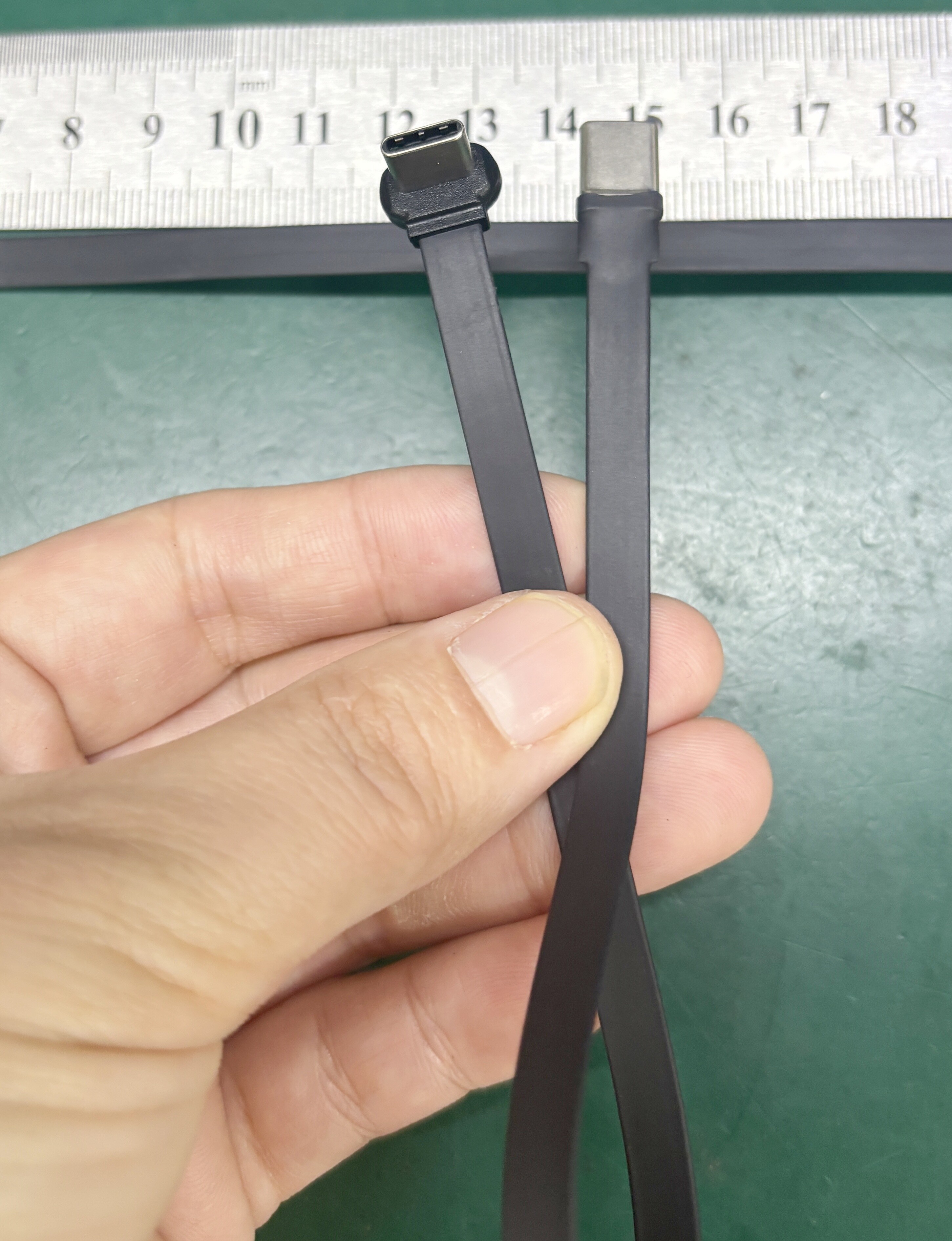 ETERNALSTARCABLE USB TYPE C Male Angle to 3.1 TYPE C MALE STRAIGHT IN 25CM