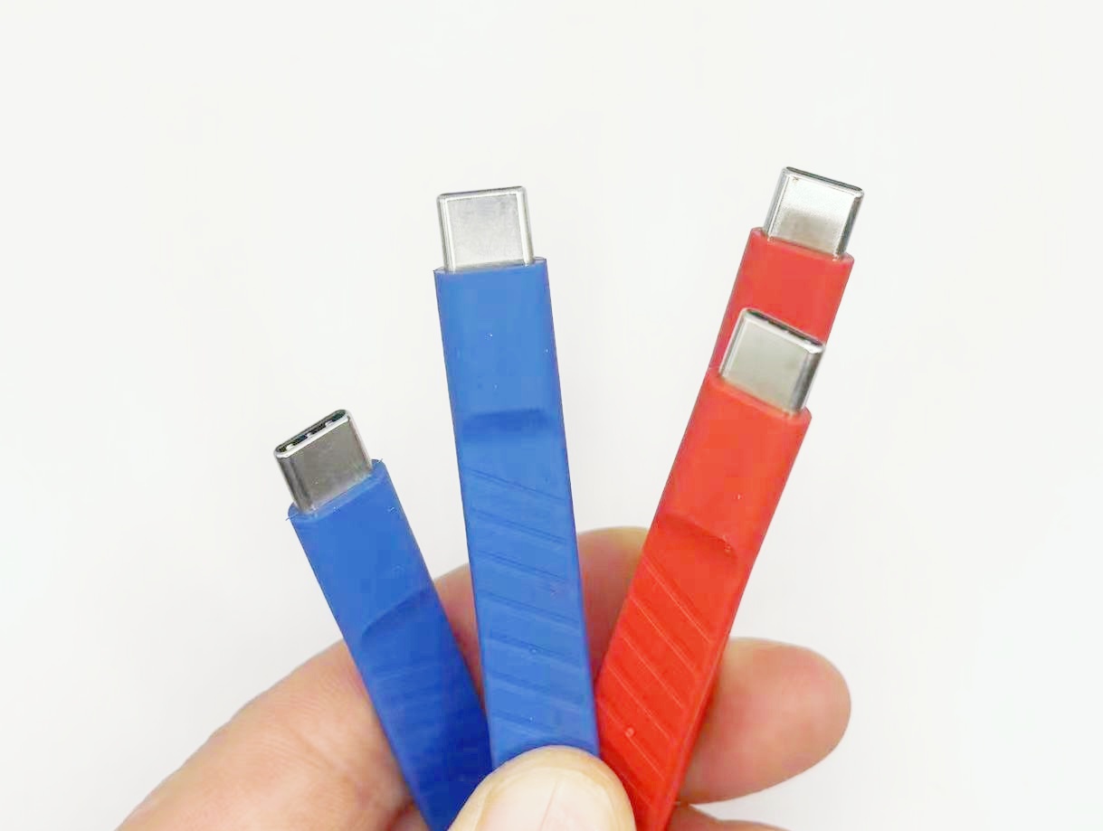 ETERNALSDTAR Ultra-Thin 90 Degree Micro USB Cable with PVC Jacket FPC Flat for Data and Power Charging
