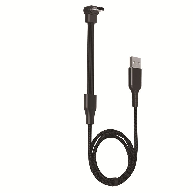 Slim Flat USB C to USB a Cable Aluminum Shell 1m Data 60W PD Fast Charging Tipo C Cable with Custom Logo ISO BSCI Factory Outlet