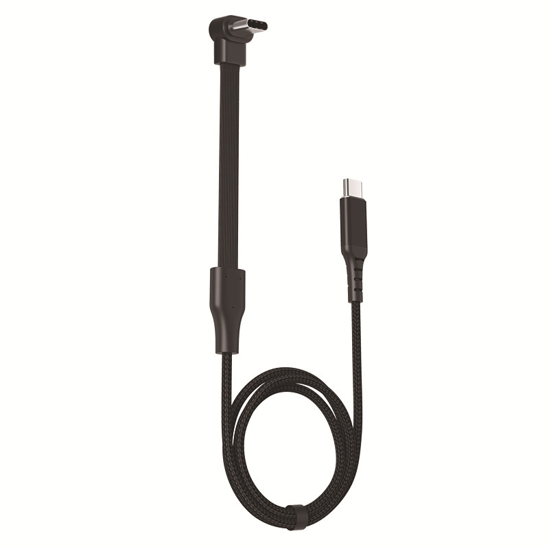 Elbow-Type 90 Degree Right Angle C-C Fast Charging Data Line PD 60W Blocking Hand for Mobile Phone Sports for Playing Games