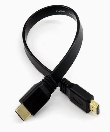 ltra Durable Flat HDMI Cable - Supports 4K High-Speed Video  Premium High-Speed HDMI Cable for 4K Video - 30CM Length