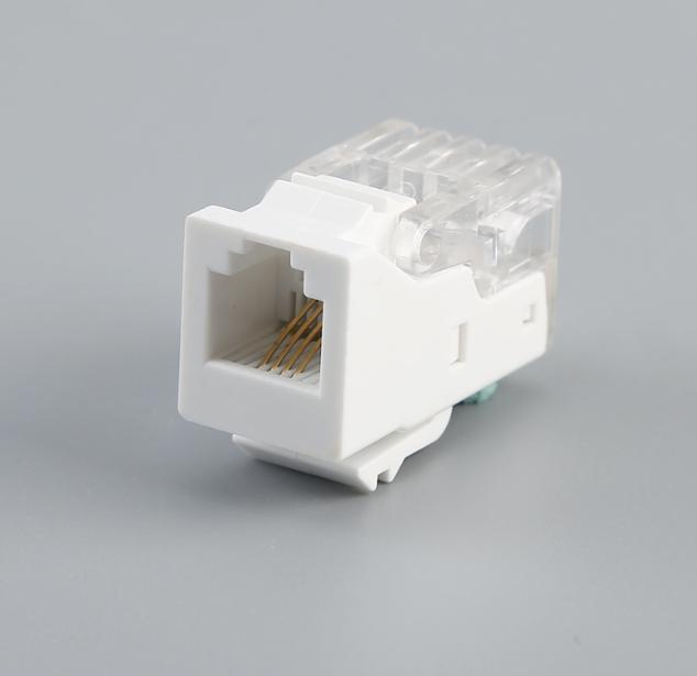 ETERNALSTARCABLE RJ11 6P4C telephone keystone jack in white