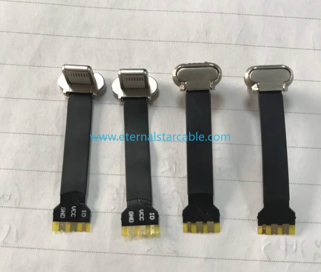 Ribbon Soft Flexble USB Angle Micro USB Cable FFC FPV USB 3.1 Type C