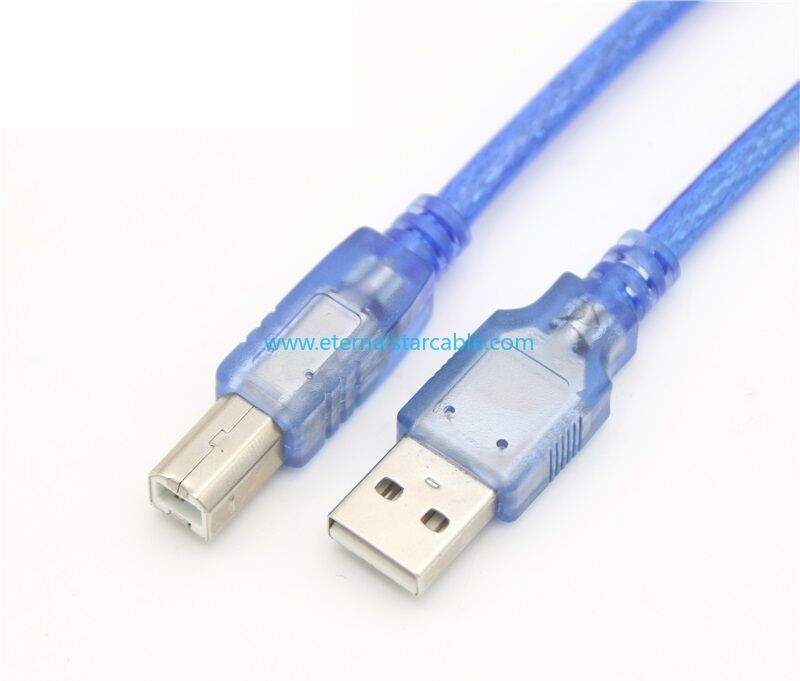 Basic USB 2.0 Printer Cable USB Type A Male to Type B Male Cord Black