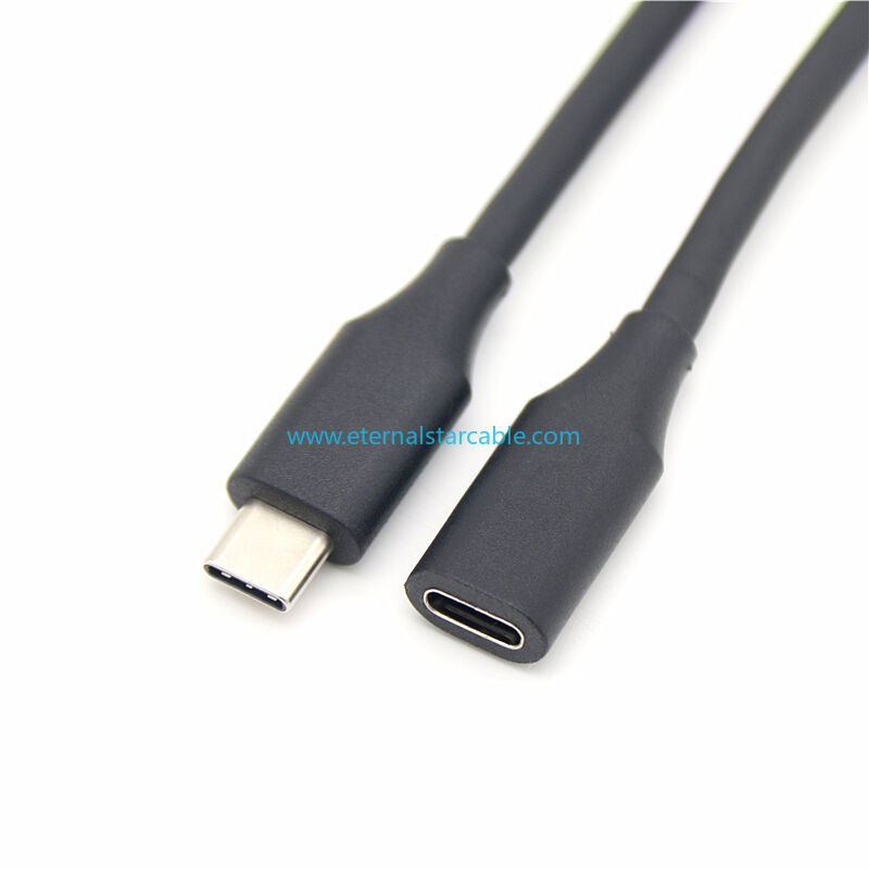 Gen2 USB C to USB C Cable  Type C Male to Type C Female Cable 65W Fast Charging Cable Charger