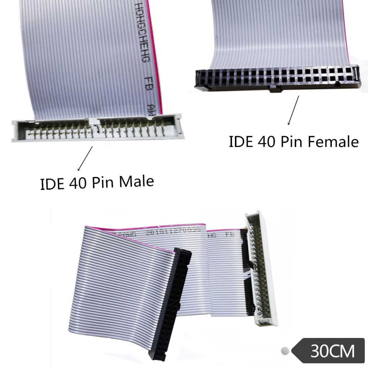 IDC Rainbow Wire Flat Ribbon Cable