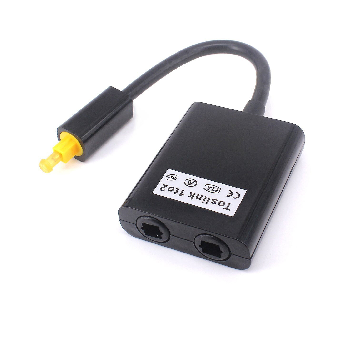 Optical Fiber Splitter 1 in 2 Out Optical Audio Splitter