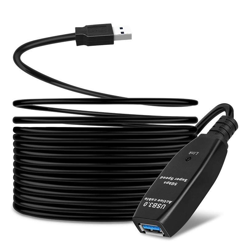 USB 3.0 extension cable with booster/ amplifier and backward compatible