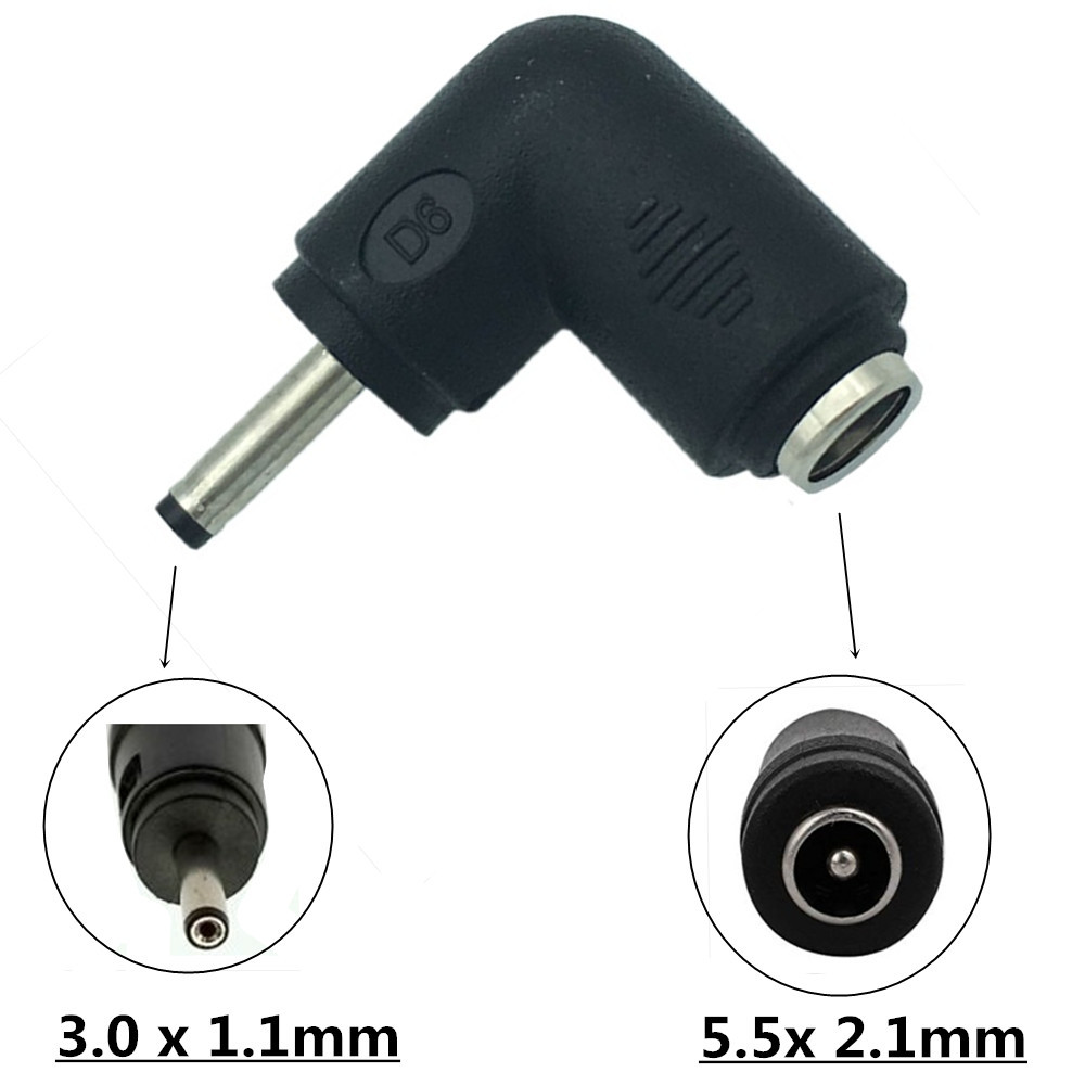 DC Power 5.5mm x 2.1mm Female to 3.0mm x 1.1mm Male CONNECTOR ADAPTER Plug