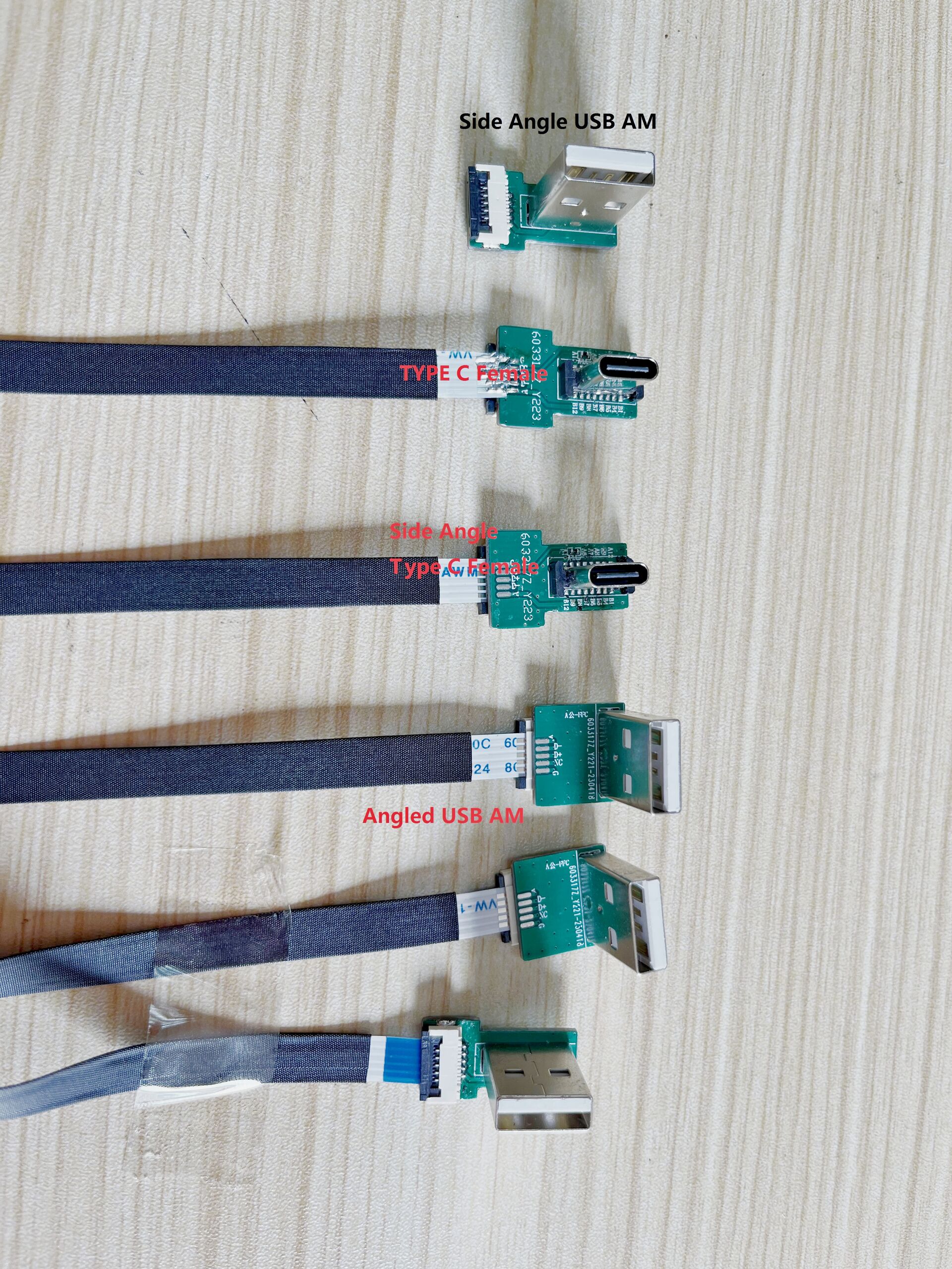 FPC ultra-flexible USB flat data cable features a bendable design that allows for side, up, and down bending, and is compatible with both Type C and USB 2.0/3.1 interfaces.