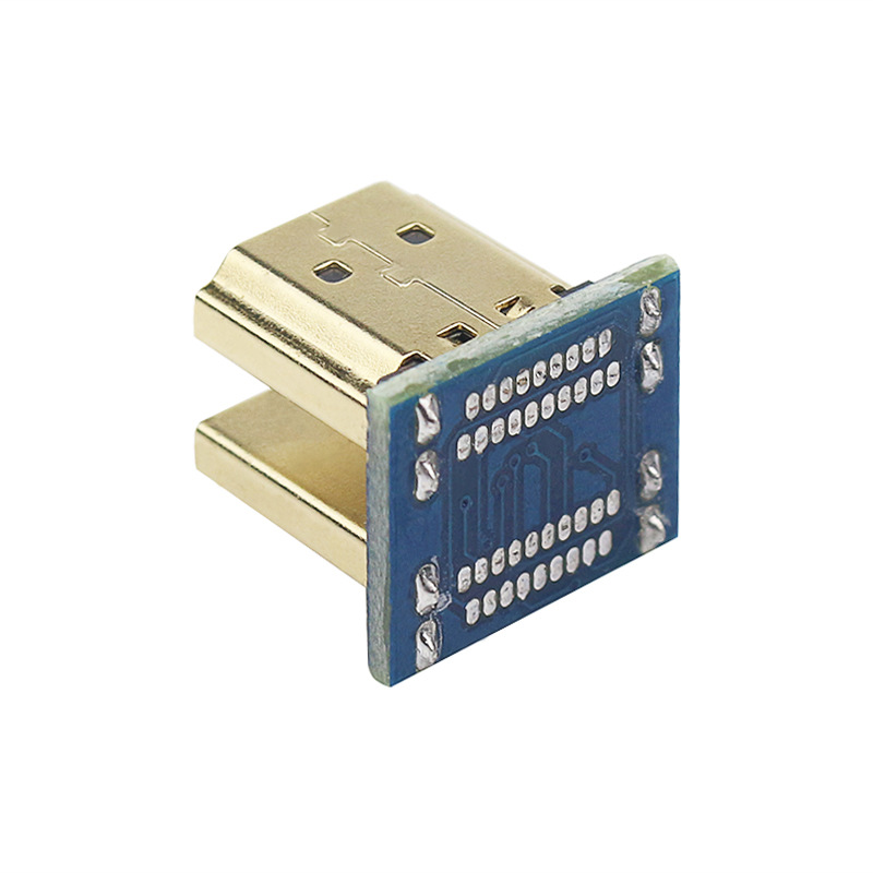 HDMI Micro HDMI Raspberry pie 4B/3B+display projector HDMI 1.4 male to male bidirectional adapter