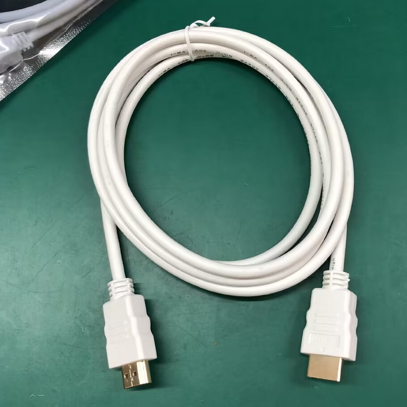 White Color 4k@60hz 2.0 HDMI Cable High Speed Gold Plated for TV Monitor ps4 Projector HDMI Cord to HDMI Kabel Video Cable