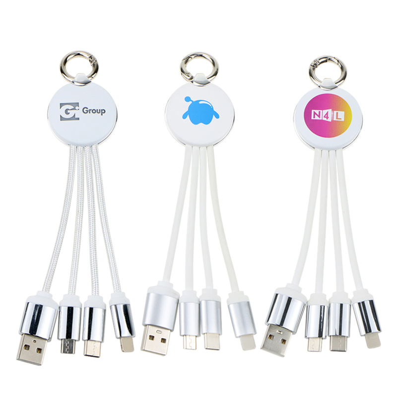 Free Sample Multi Mobile Phone Mobile Phone Charging Cable LED 3 in 1 Charging cable mobile phone fast charging usb data cable type c