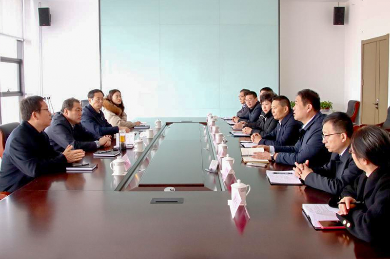Song Weiwei, secretary of the Qingzhou Municipal Party Committee, and his entourage visited Shandong Useen Group